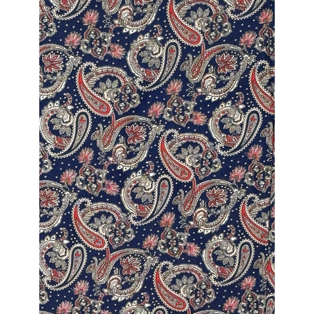 Cremieux Premium Denim Multicolor Paisley Button Down Long Sleeve Flip Cuff L - Picture 3 of 8
